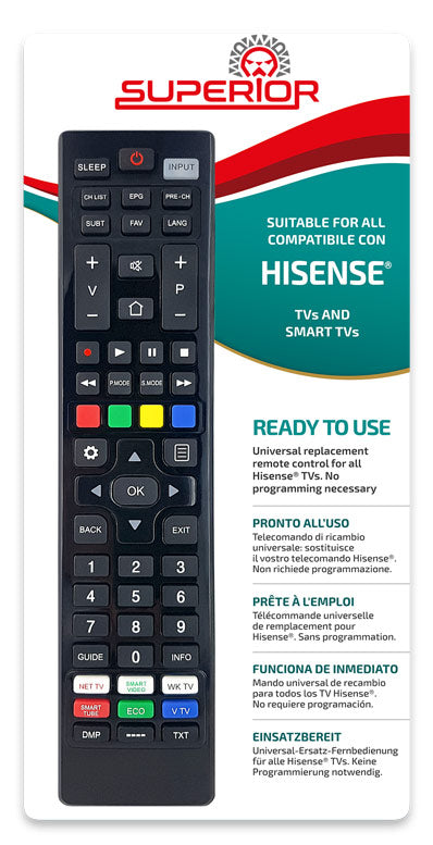 Universal Remote for Hisense TVs – Easy Setup