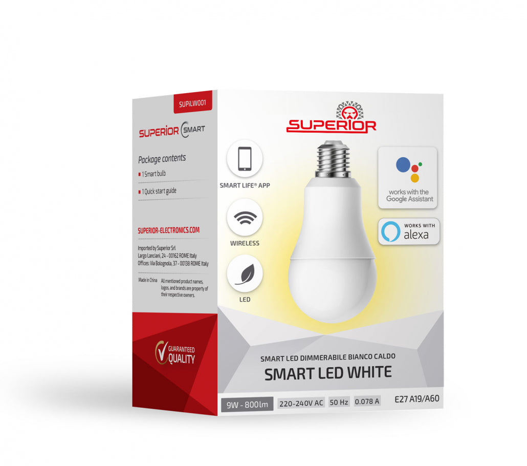 Smart Led Dimmable Warm White Bulb