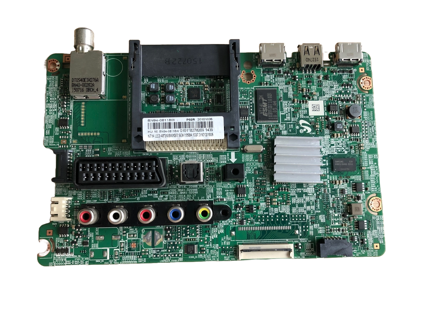 bn41-02098b BN94-08118W mainboard from Samsung UE40J5100AW