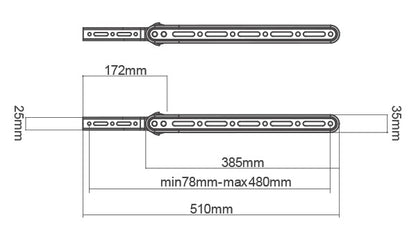 Extra Slim Universal Soundbar Bracket (32–70” TV)