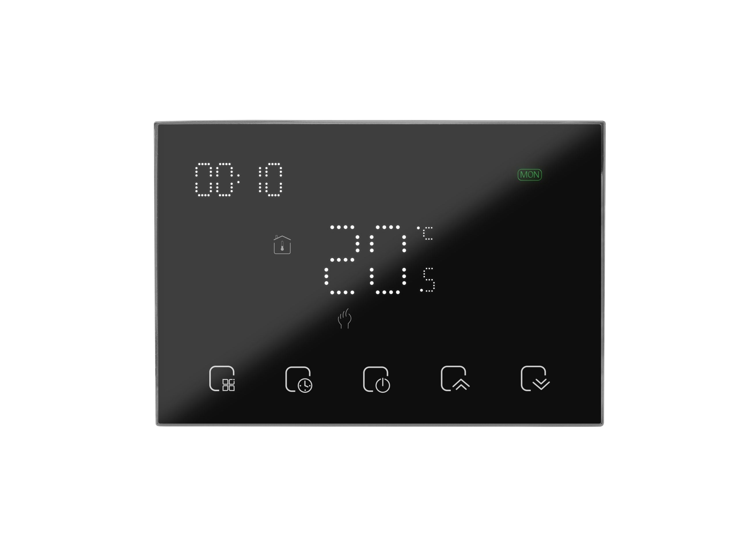 Spring Loaded Thermostate Wireless thermostat SPRING TR8000 RF (black) – My Store