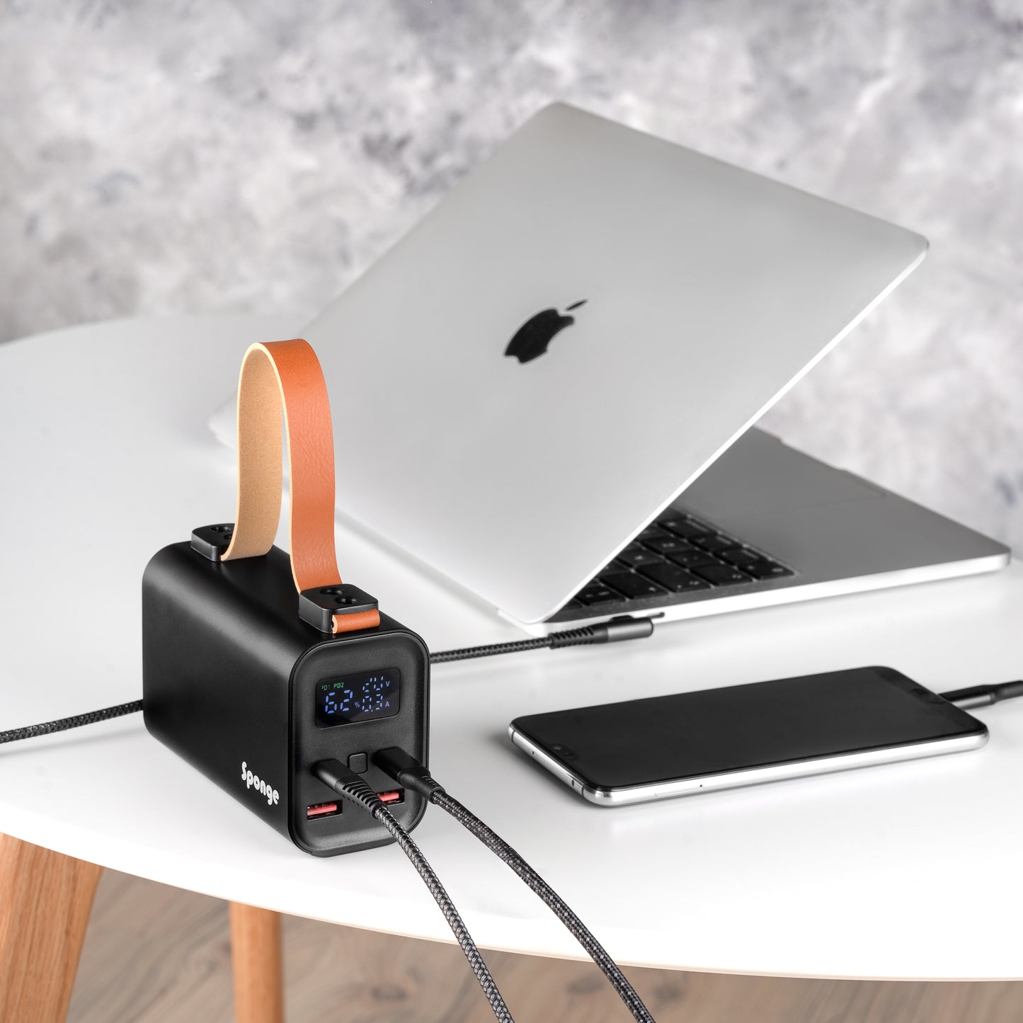 Sponge Energy 30000mAh 100W Powerbank – Fast Charging Laptop & Phone