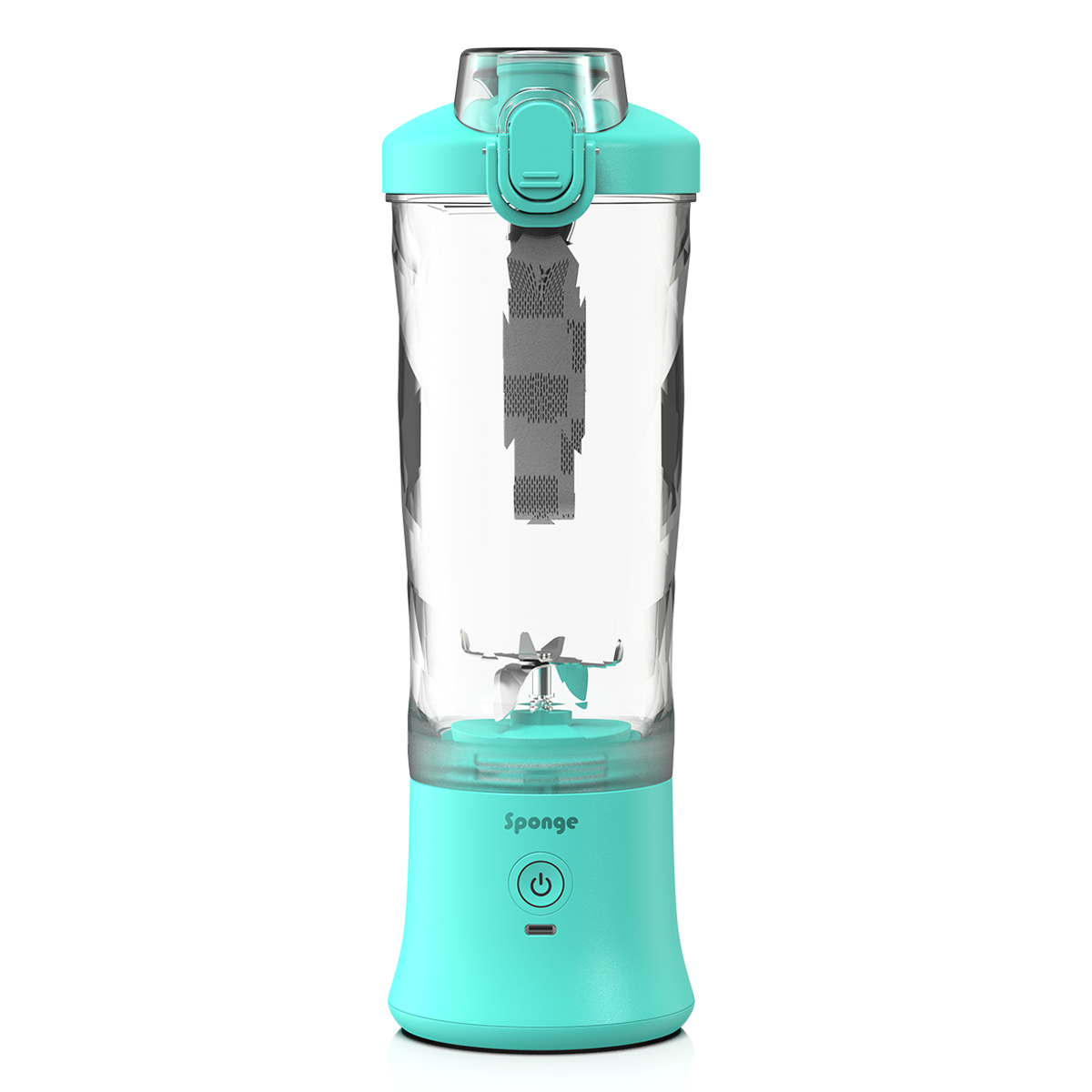 Sponge Blend Portable Blender – Rechargeable Coctail Maker (Mint)