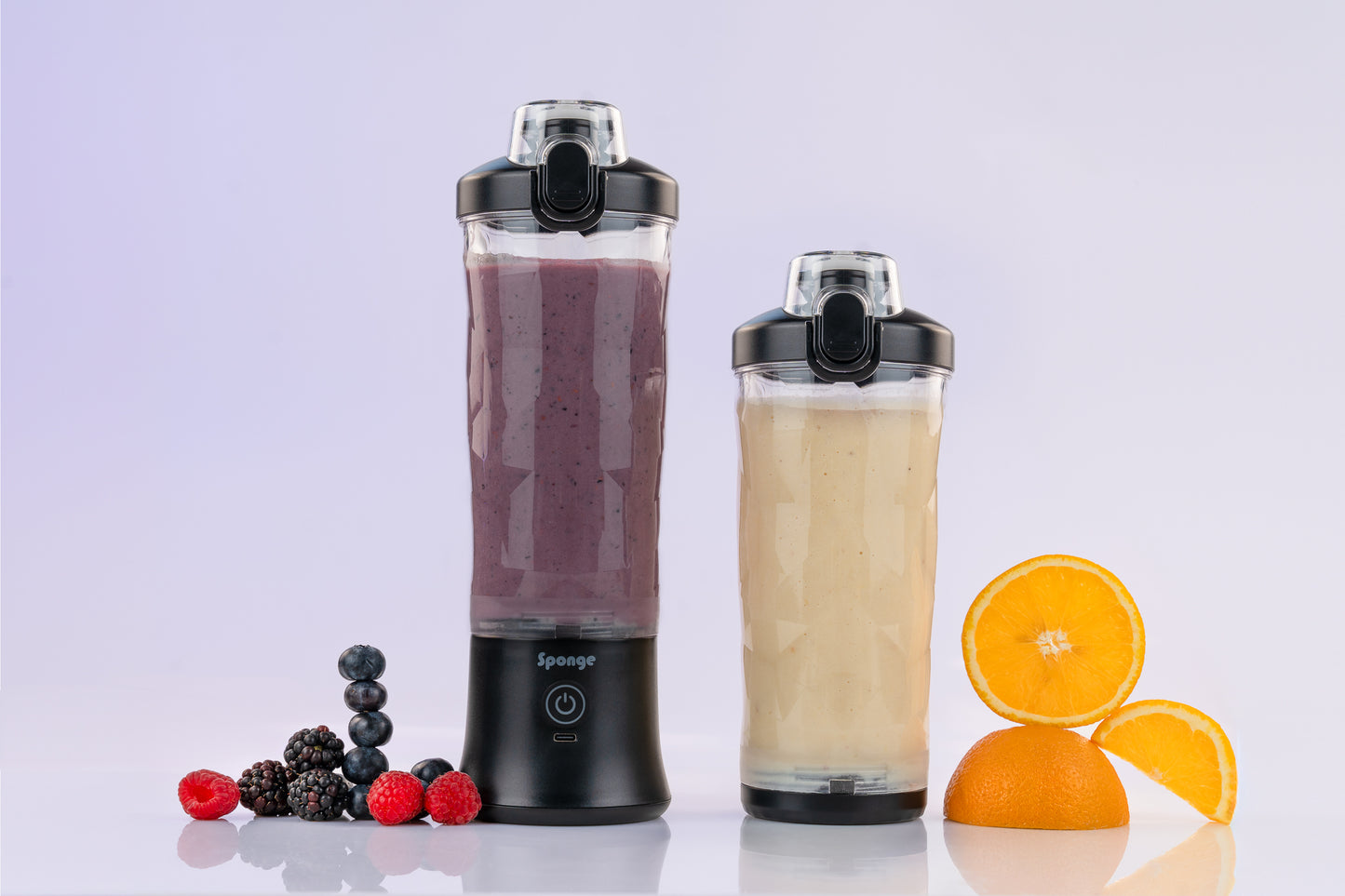 Sponge Blend Portable Blender – Rechargeable Coctail Maker (Black)