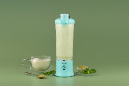 Sponge Blend Portable Blender – Rechargeable Coctail Maker (Mint)