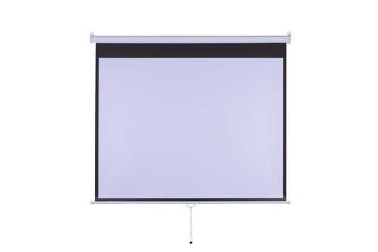 ES-2 Manual Projector Screen 100” – Wall/Ceiling Pull-Down