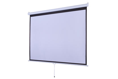 ES-2 Manual Projector Screen 100” – Wall/Ceiling Pull-Down