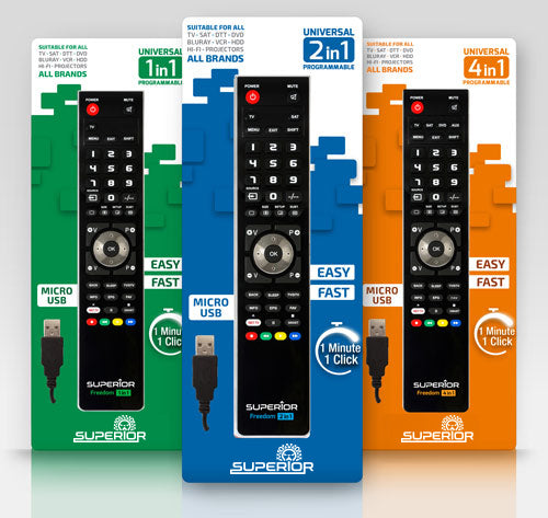 Superior Freedom Micro-USB Remote – Smart TV Compatible