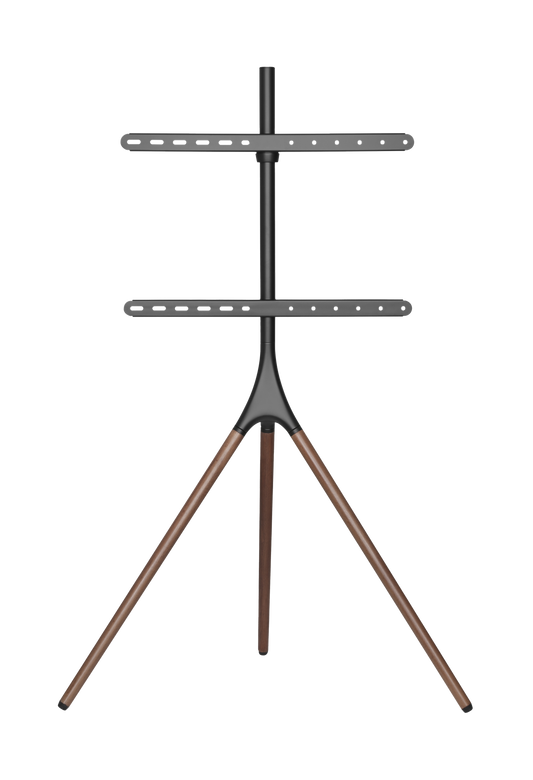 Tripod TV Stand 42–70” – Adjustable VESA Mount, Solid Wood & Metal, 32kg Capacity