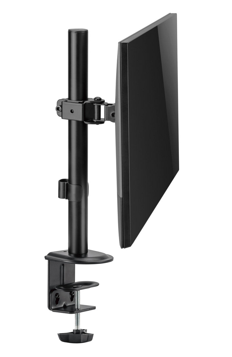 Universal Tabletop Monitor Stand 17–32” – VESA 75×75/100×100, 360° Rotation
