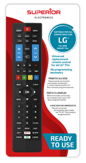Universal Remote Control for LG TV