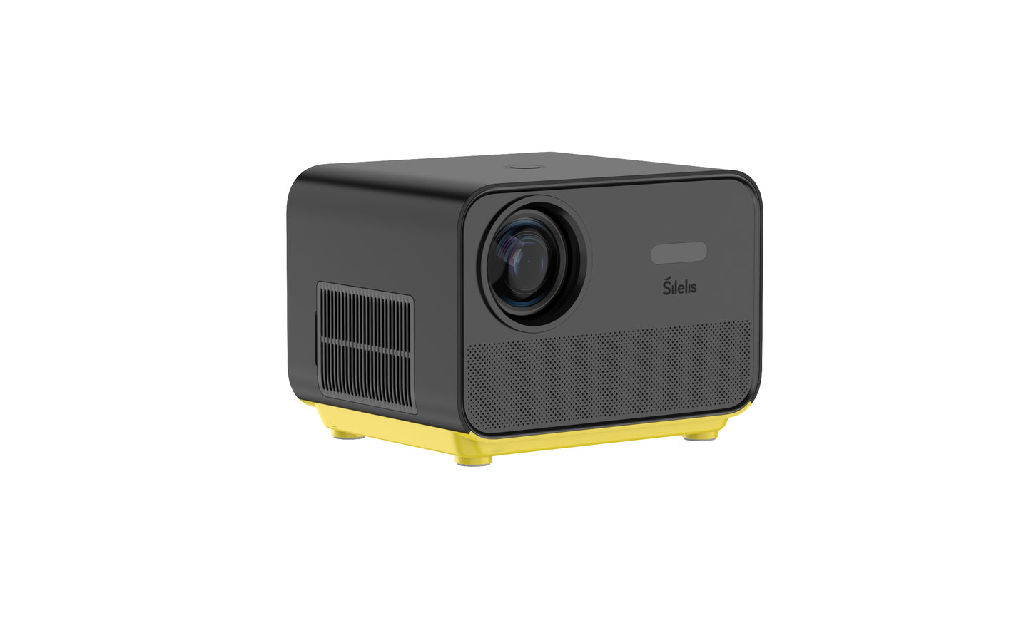 Šilelis P-6 4K UHD Smart Projector – Autofocus, Wi-Fi 2.4/5G, Bluetooth Audio