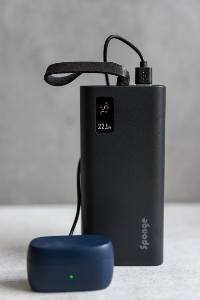 Sponge Energy 30000 QC Powerbank – 22.5W Fast Charging (USB-A & USB-C)