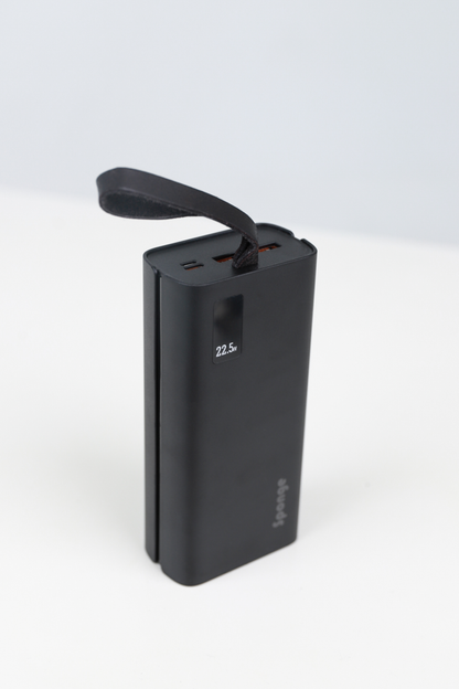 Sponge Energy 30000 QC Powerbank – 22.5W Fast Charging (USB-A & USB-C)