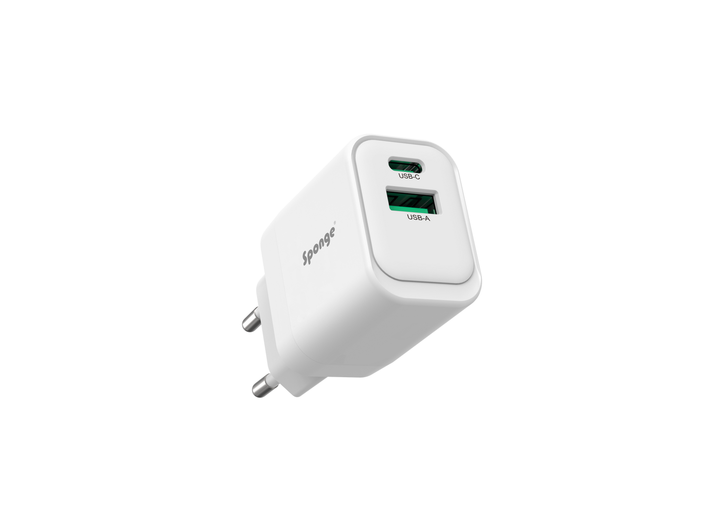 Sponge C1 22.5W GaN Fast Charger – USB-C Compact Phone Adapter