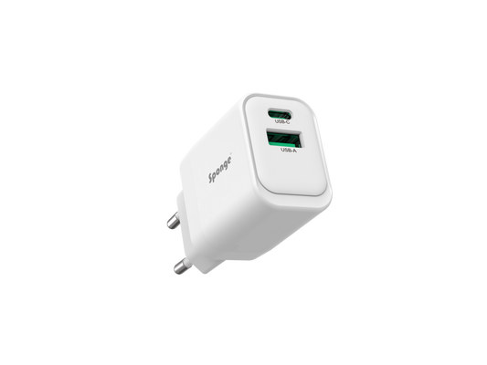 Sponge C1 22.5W GaN Fast Charger – USB-C Compact Phone Adapter