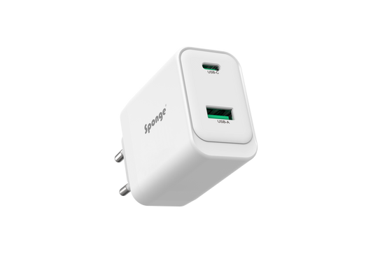 Sponge C2 45W GaN Fast USB-C Charger – Compact Travel Power Adapter