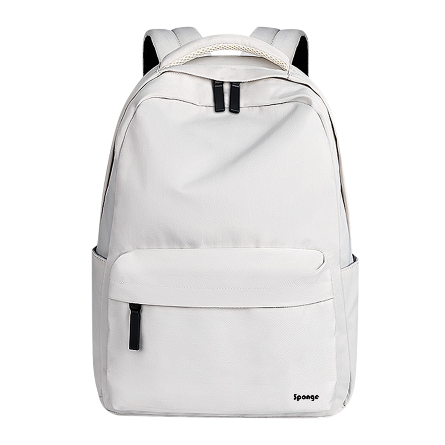 Sponge Milk Laptop Backpack 13–15.4” – Stylish Travel Bag (White)