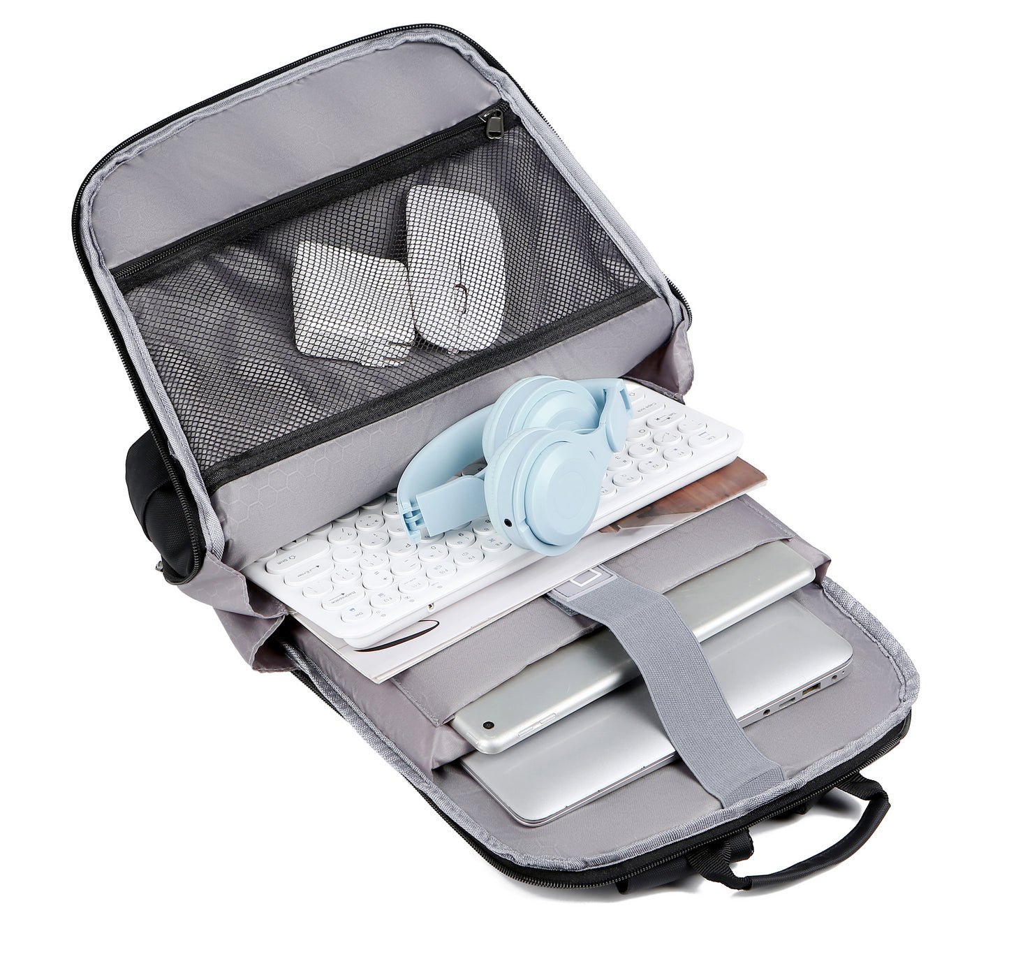 Sponge Thinbag Laptop Backpack 15.6” – Lightweight Travel (Black)