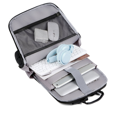 Sponge Thinbag Laptop Backpack 15.6” – Lightweight Travel (Black)