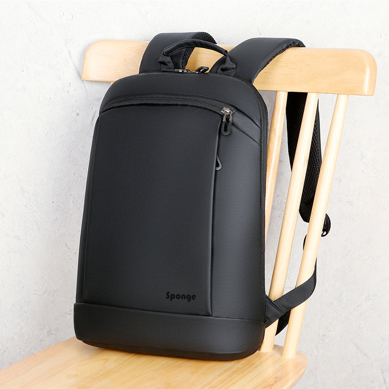 Sponge Thinbag Laptop Backpack 15.6” – Lightweight Travel (Black)
