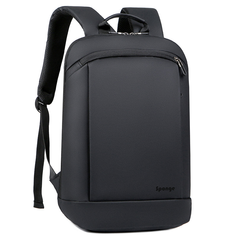 Sponge Thinbag Laptop Backpack 15.6” – Lightweight Travel (Black)
