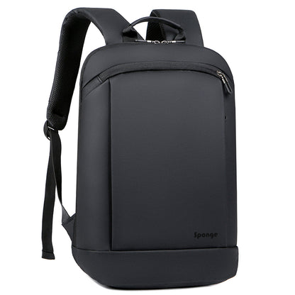 Sponge Thinbag Laptop Backpack 15.6” – Lightweight Travel (Black)