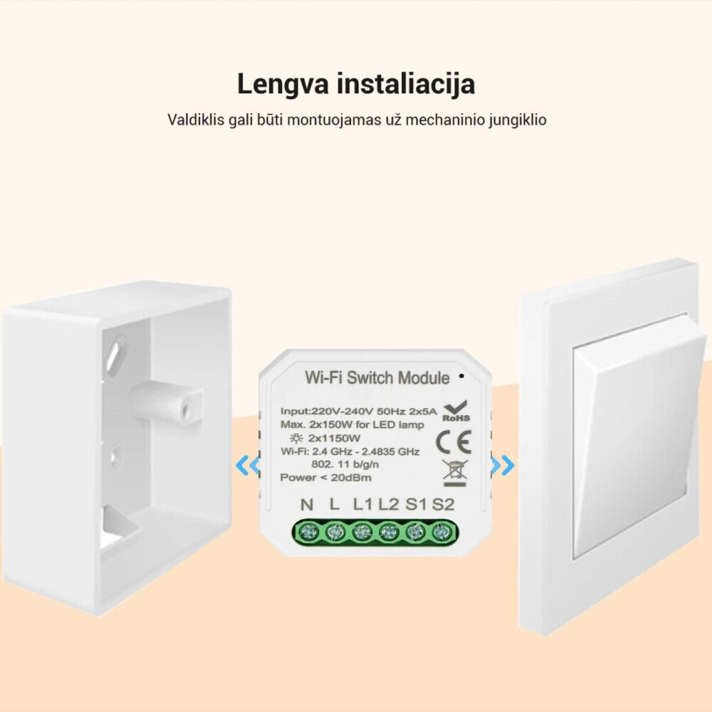 Spring WiFi Light Controller – Dual Line