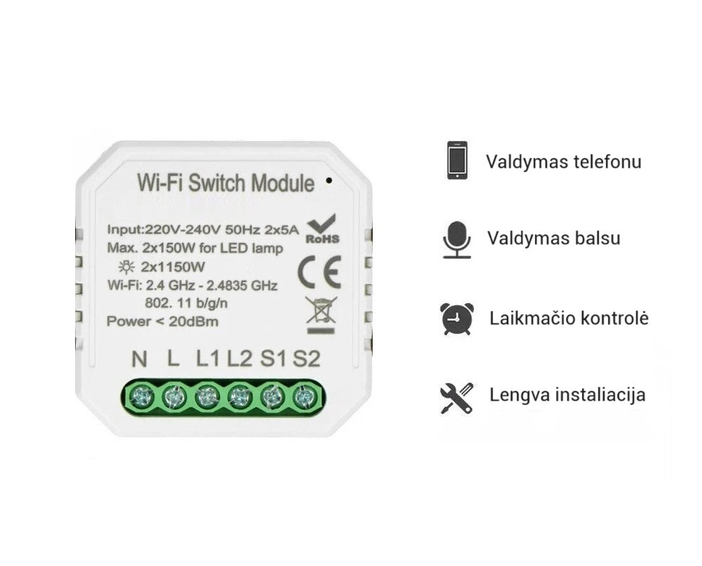 Spring WiFi Light Controller – Dual Line