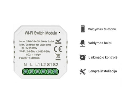 Spring WiFi Light Controller – Dual Line