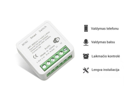 Spring WiFi Remote Light Controller – Single Line Smart Switch