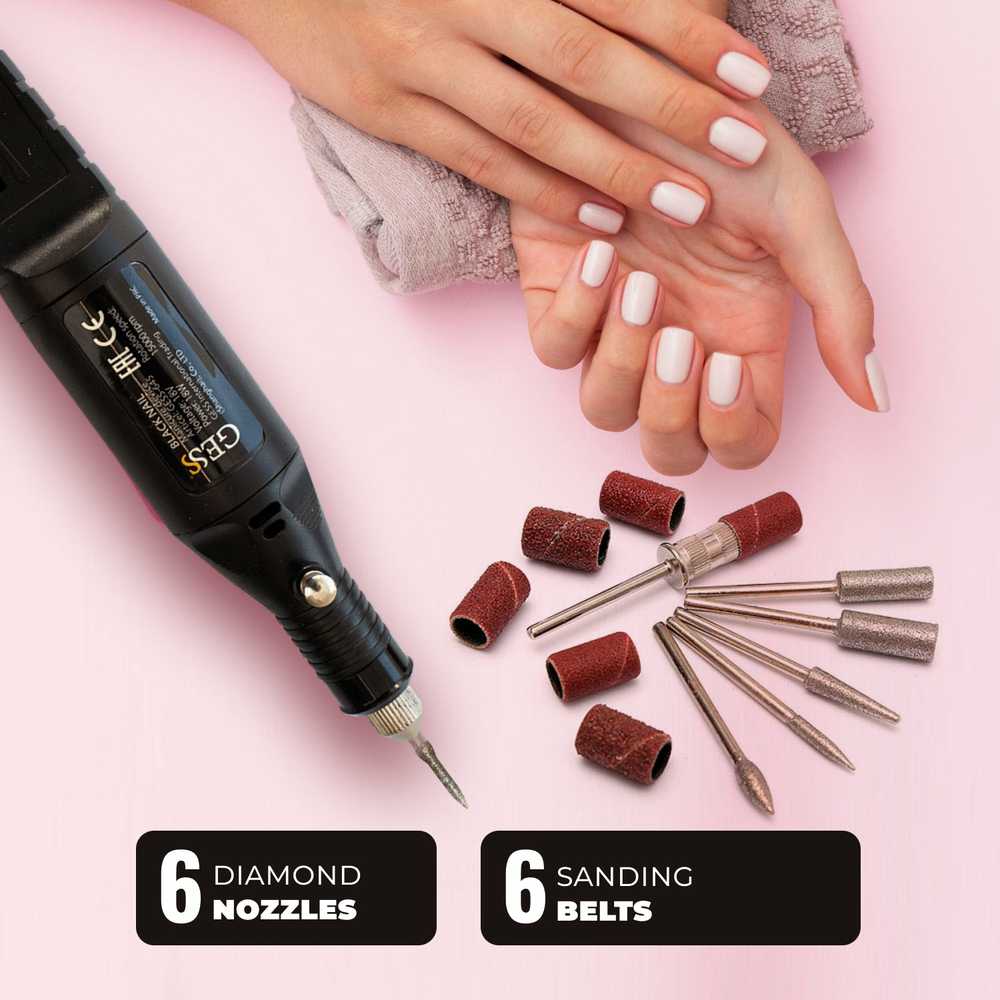 GESS 645 Electric Manicure & Pedicure Set – Professional Nail Care at Home