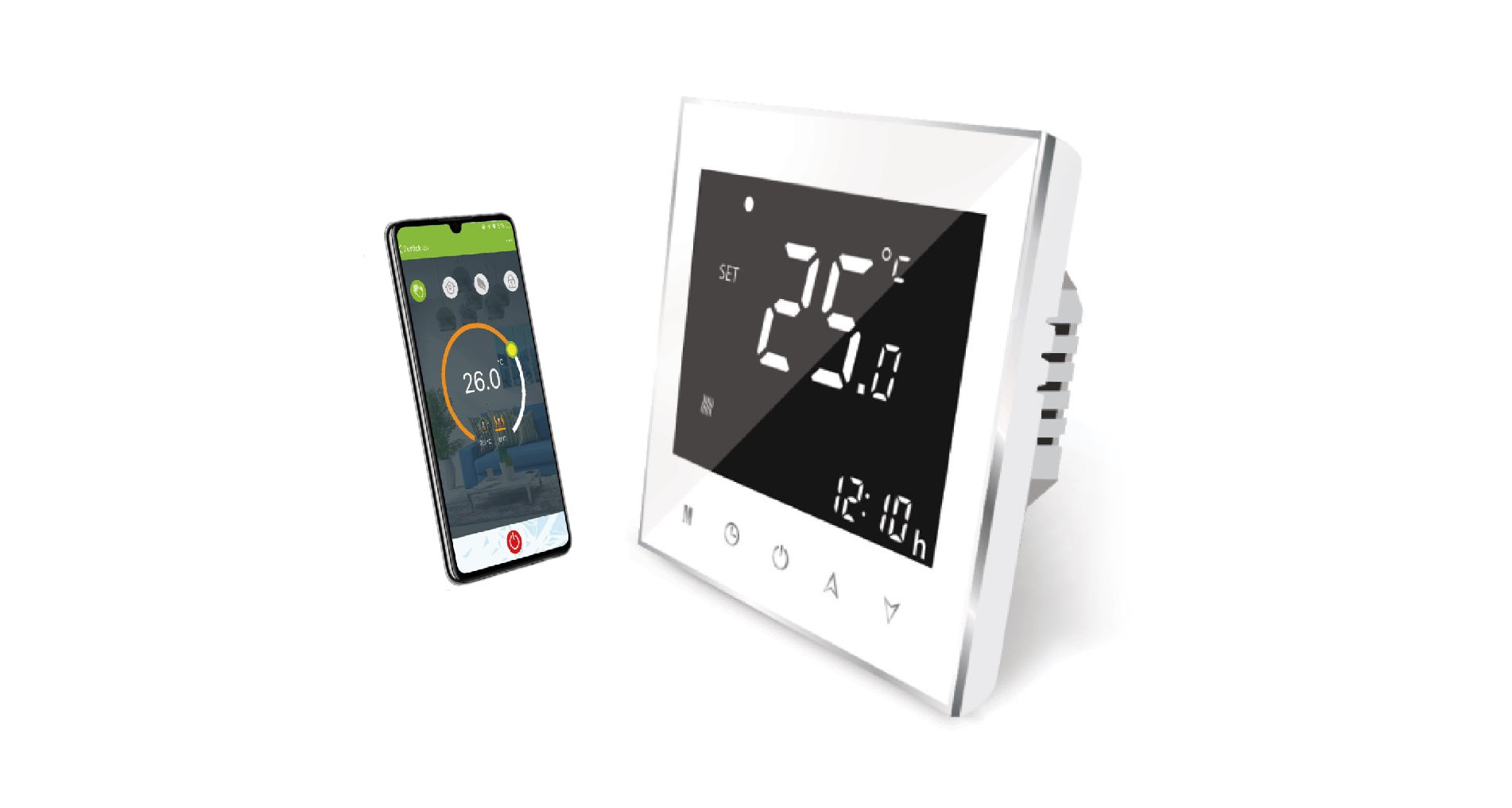 Electric Mat Thermostat SPRING TR2000 white (WIFI) – My Store