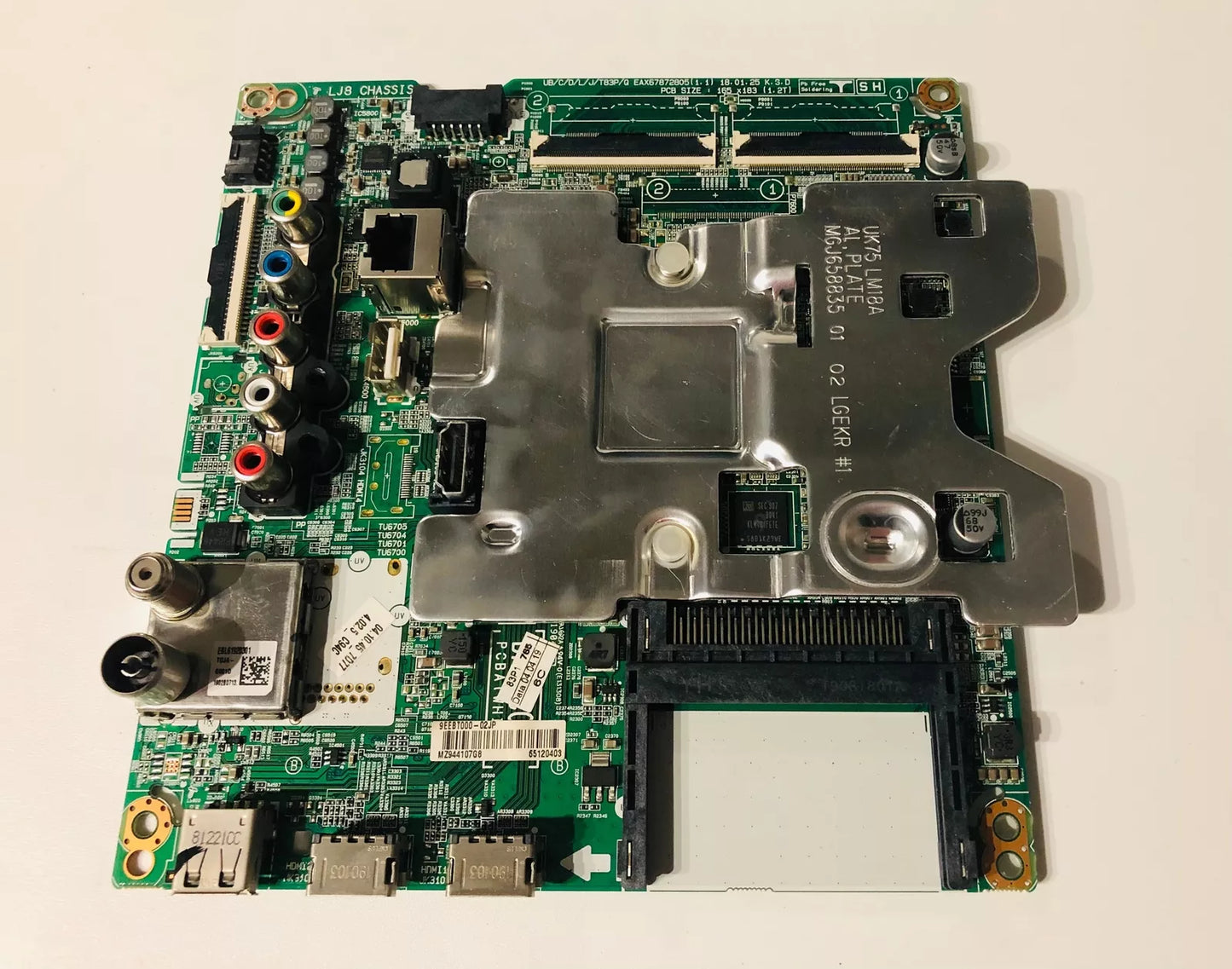 EAX67872805 (1.1) MAINBOARD (DEFECT - FOR SPARE PARTS ONLY) - LG 43UK6470PLC